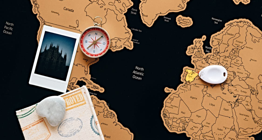 cestovatelská mapa travel map