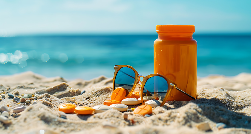 léky na pláži meds at the beach