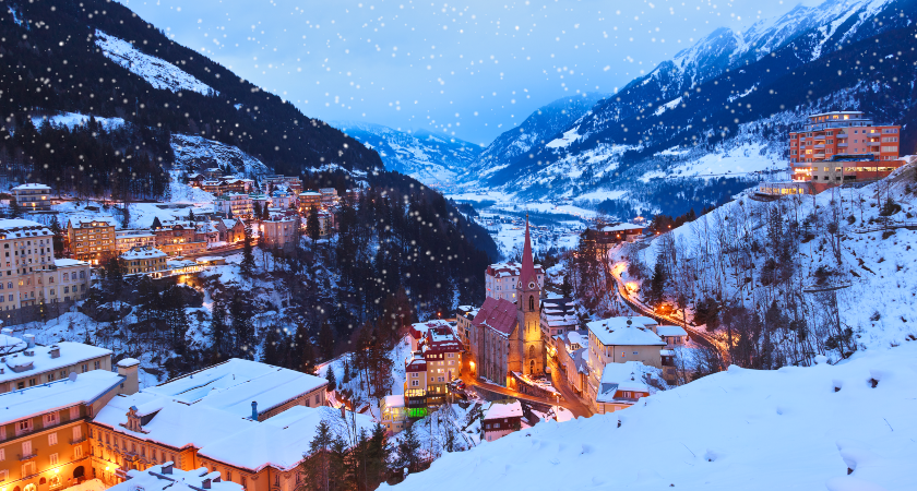 město Gastein Gastein town