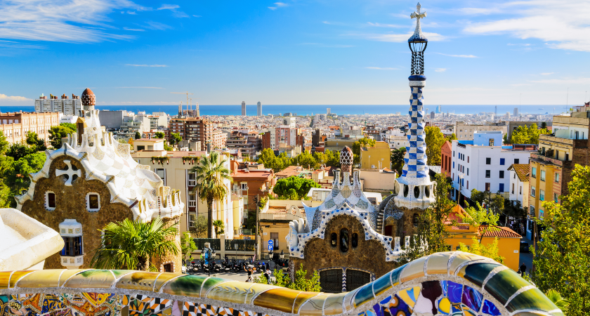 výhled v barceloně barcelona view